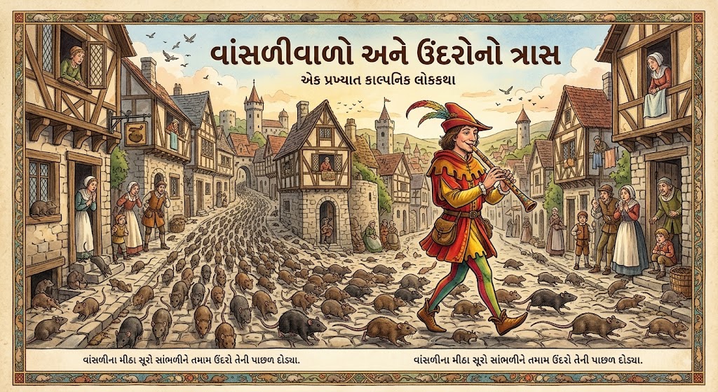 વાંસળીવાળો અને ઉંદરોનો ત્રાસ